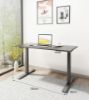 Picture of UP1 120 TWIN MOTOR Electric Height Adjustable Standing Desk (Black)