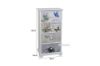 Picture of FLORIST Painted Cabinet With 4 Drawers *White