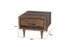 Picture of [FLOOR MODEL CLEARANCE] HENDRIX Solid Reclaimed Pine Wood Side Table