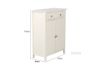 Picture of METRO 2 DR 2 DRW Shoe Cabinet Pine (Cream)