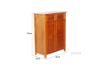 Picture of METRO 2 DR 2 DRW Shoe Cabinet Pine (Caramel)