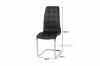 Picture of STOKES Dining Chair (Black/White)