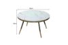 Picture of COLLIS 80 Round Glass Coffee Table