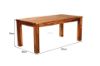 Picture of PHILIPPE 7PC Acacia Dining Combo (Rustic Java Colour)