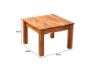 Picture of PHILIPPE Acacia Side Table (Rustic Java Color)