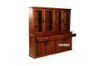 Picture of DROVER Blackwood 4 Door Buffet and 4 Door Solid Pine Hutch - 4 Door Hutch