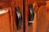 Picture of DROVER Blackwood 4 Door Buffet and 4 Door Solid Pine Hutch - 4 Door Hutch