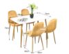 Picture of OSLO 5PC Dining Set (Gold Velvet)