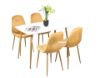 Picture of OSLO 5PC Dining Set (Gold Velvet)