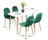 Picture of OSLO 5PC Dining Set (Green Velvet)