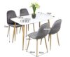 Picture of OSLO 5PC Dining Set (Grey Velvet)