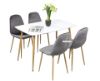 Picture of OSLO 5PC Dining Set (Grey Velvet)