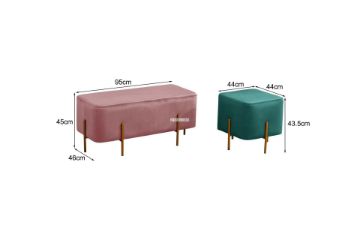 Picture of HAYSI Foot Stool in 2 Sizes (Multiple Colour)