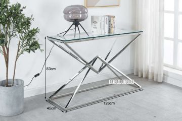 Picture of PYRAMID Stainless Steel Console Table (Silver)