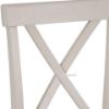 Picture of COCAMO Cross Back Fabric Seat Oak Dining Chair (Grey)