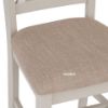 Picture of COCAMO Cross Back Fabric Seat Oak Dining Chair (Grey)