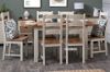 Picture of COCAMO RA Oak Top Extending Dining Table (Grey) - 1.2M-1.6M