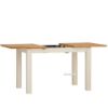 Picture of COCAMO RA Oak Top Extending Dining Table (Grey) - 1.2M-1.6M