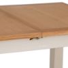 Picture of COCAMO RA Oak Top Extending Dining Table (Grey) - 1.2M-1.6M