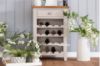 Picture of COCAMO Oak Top 1 DRW Wine Cabinet *Grey