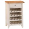 Picture of COCAMO Oak Top 1 DRW Wine Cabinet (Grey)