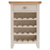 Picture of COCAMO Oak Top 1 DRW Wine Cabinet (Grey)