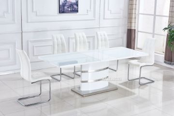 Picture of OUTRIDER 140-180 Extension Dining Table *White Gloss
