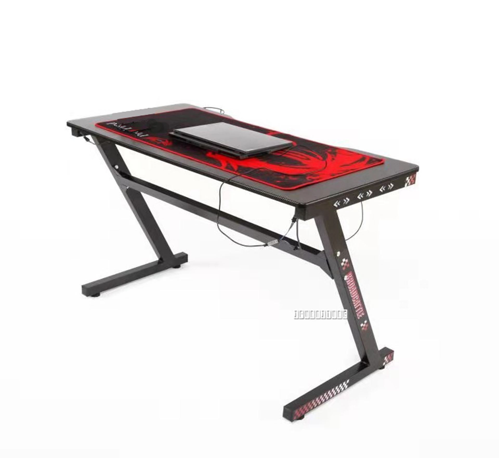 ANAKIN 120 LED Light Gaming Desk (Black)
