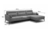 Picture of DREAMDOM Sectional fabric Sofa *Grey - Facing Right Without Ottoman