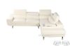 Picture of camelia sectional sofa in 100% genuine leather *white