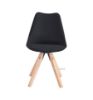 Picture of EIFFEL Beechwood Legs PU Seat Dining Chair (Black/White)