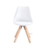 Picture of EIFFEL Beechwood Legs PU Seat Dining Chair (Black/White)