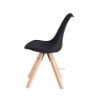 Picture of EIFFEL Beechwood Legs PU Seat Dining Chair (Black/White)