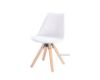 Picture of EIFFEL Beechwood Legs PU Seat Dining Chair (Black/White)