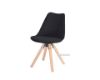 Picture of EIFFEL Beechwood Legs PU Seat Dining Chair (Black) - Single