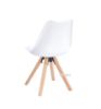 Picture of EIFFEL Beechwood Legs PU Seat Dining Chair (Black/White)