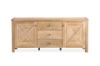 Picture of CORSICA 2 Door 3 Drawer Oak Veneer Buffet (Natural Wash)