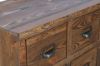 Picture of LIBRARY Card 8 Drawers Wood Cabinet *Light Rustic