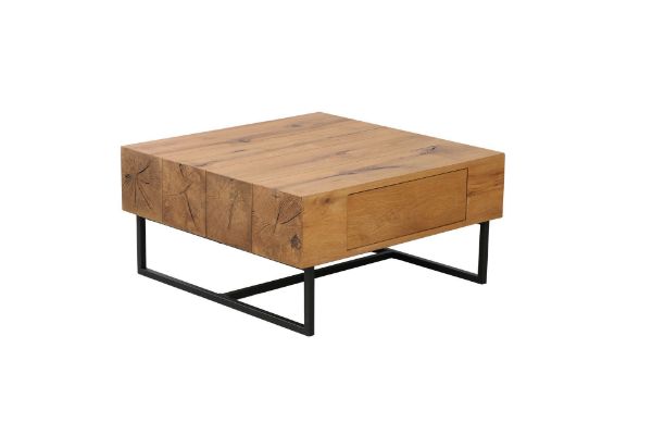 Picture of BYBLOS Square Oak Coffee Table (Light Oak Colour)