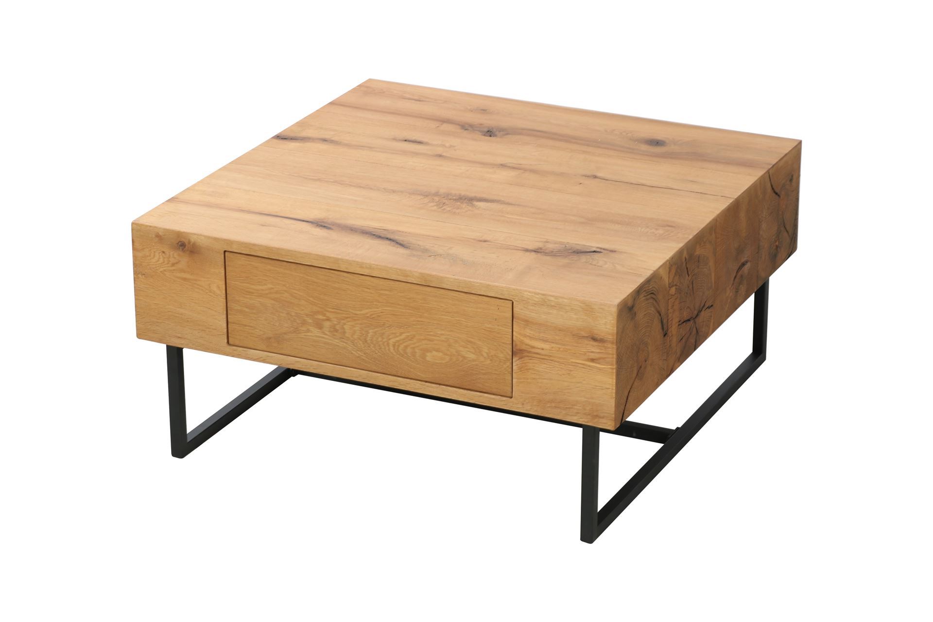 BYBLOS Square Oak Coffee Table (Light Oak Colour)