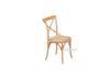 Picture of ALBION Solid Beech Cross Back Dining Chair with Rattan Seat (Natural Colour)