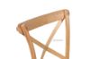 Picture of ALBION Solid Beech Cross Back Dining Chair with Rattan Seat (Natural Colour)