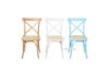 Picture of ALBION Solid Beech Cross Back Dining Chair with Rattan Seat (Natural Colour)