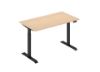 Picture of UP1 STRAIGHT Adjustable Height Desk Frame - 695-1185mm (White Frame)