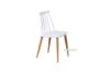 Picture of SKODA Wood Dining Chair *Black / White