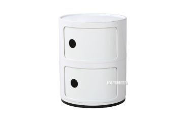 Picture of MIURA Side Table With 2 Drawers *White