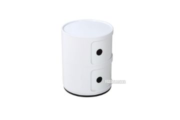 Picture of MIURA Side Table With 2 Drawers *White
