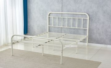 Picture of FLEMINGTON Steel Bed Frame in Single/Double/Queen Size *White