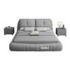 Picture of IBIZA Platform Bed Frame In Queen/Super King Size (Light Grey)