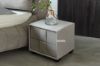 Picture of IBIZA 2-Drawer Fabric Bedside Table (Light Grey)
